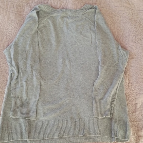 Merona 3/4" Sleeve Grey Sweater - Picture 3 of 3